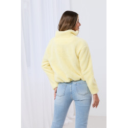 Pluszowa kurtka typu teddy