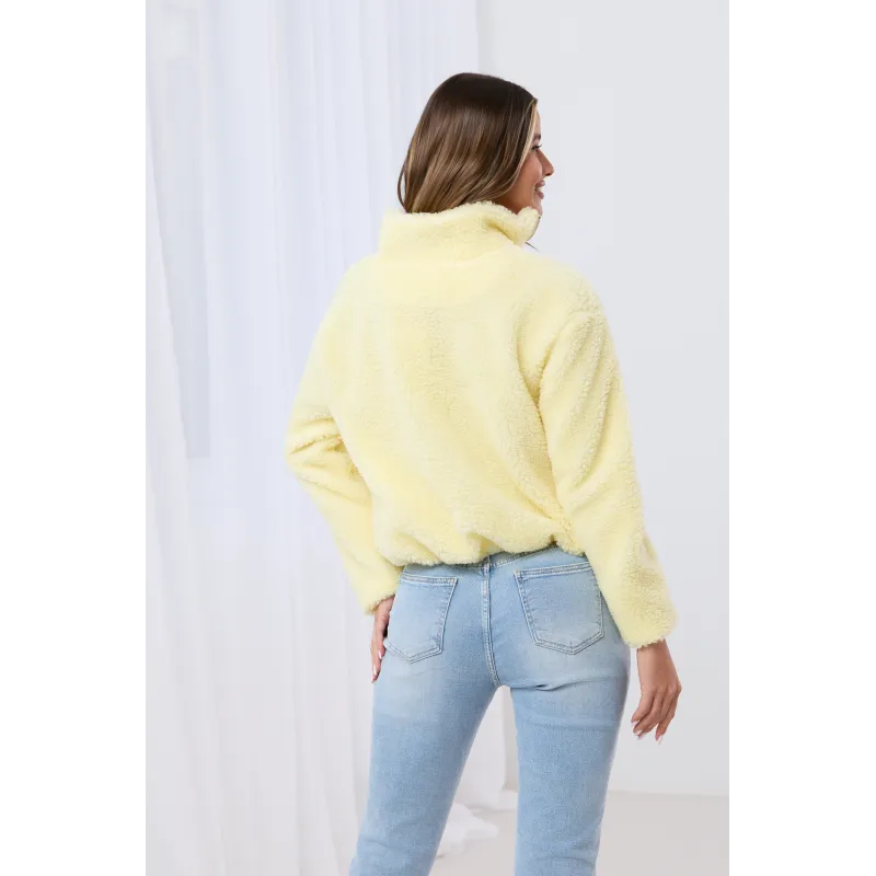 Pluszowa kurtka typu teddy