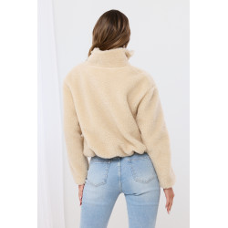 Pluszowa kurtka typu teddy