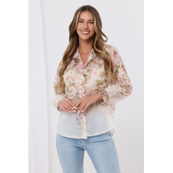 Koszula z nadrukiem w kwiaty