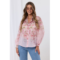 Koszula z nadrukiem w kwiaty