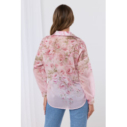 Koszula z nadrukiem w kwiaty