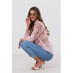 Koszula z nadrukiem w kwiaty