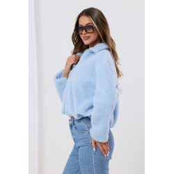 Pluszowa kurtka typu teddy