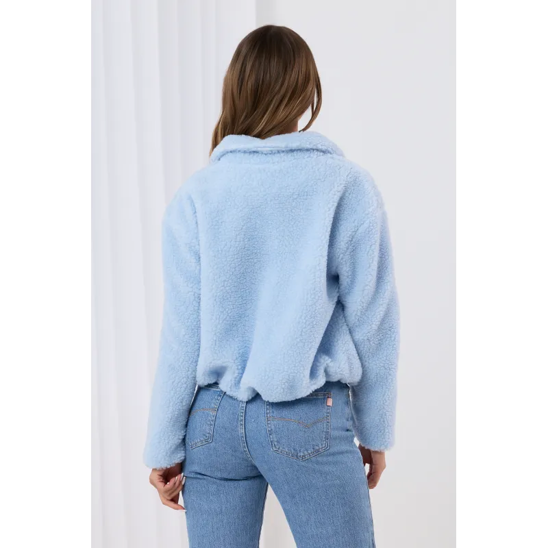 Pluszowa kurtka typu teddy