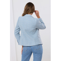 Marynarka typu tweed z dwurzędowym zapięciem