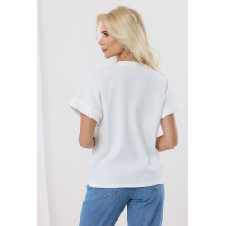 Bawełniana bluzka z nadrukiem