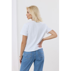 Bluzka z koronkowym gorsetem i ozdobnymi ramiączkami