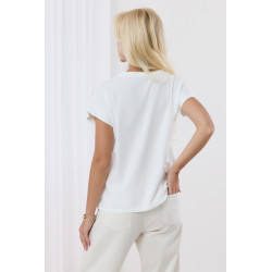 Bluzka z ażurowymi wstawkami