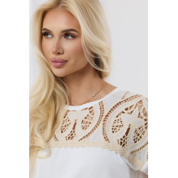 Bluzka z ażurowymi wstawkami