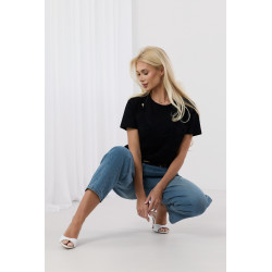 Bluzka z koronkowym gorsetem i ozdobnymi ramiączkami