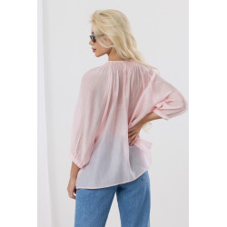 Luźna bluzka boho w polne kwiaty