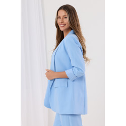 Marynarka o luźnym kroju z patkami