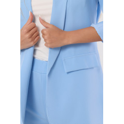 Marynarka o luźnym kroju z patkami