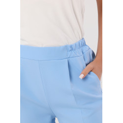 Szerokie spodnie z elastycznym pasem