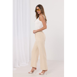 Szerokie spodnie z elastycznym pasem