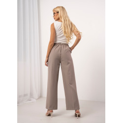 Szerokie spodnie z elastycznym pasem