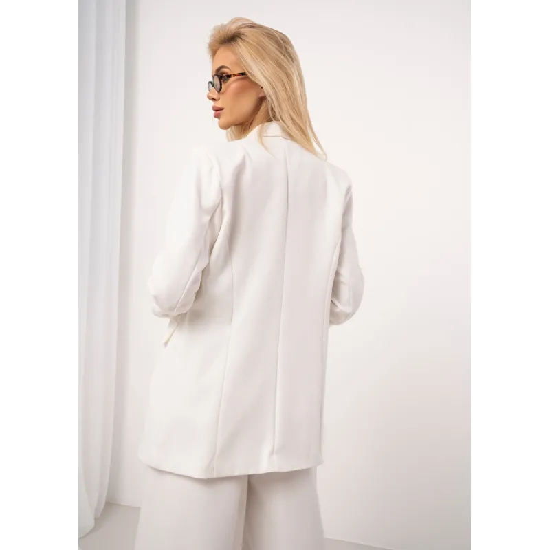 Marynarka o luźnym kroju z patkami