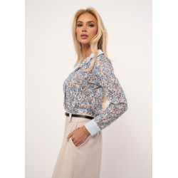 Koszula z koronki w kwiatowy wzór