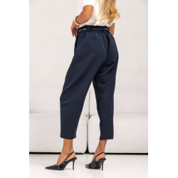 SPODNIE O PROSTYM KROJU Z PASKIEM