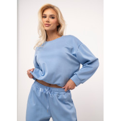 Komplet dresowy z bluzą typu bombka i spodniami jogger