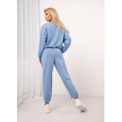 Komplet dresowy z bluzą typu bombka i spodniami jogger