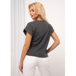 Bawełniana koszulka z motywem jamnika