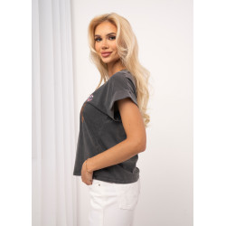 Bawełniana koszulka z motywem jamnika