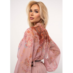 Szyfonowa bluzka w kwiaty