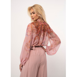 Szyfonowa bluzka w kwiaty