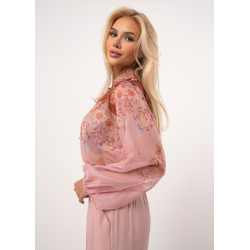 Szyfonowa bluzka w kwiaty