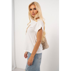 Bawełniana koszulka z koronkowym sercem