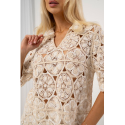 Ażurowy komplet w stylu boho