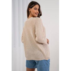 Kardigan o waflowym splocie