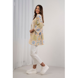 Ażurowy kardigan w stylu boho