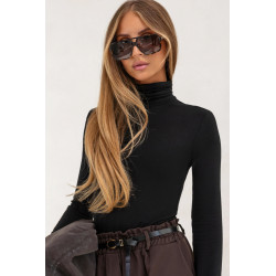 DOPASOWANA BLUZKA BASIC  Z GOLFEM