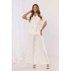 Koszula z regulowaną talią i krótkim rękawem