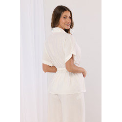 Koszula z regulowaną talią i krótkim rękawem