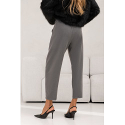 SPODNIE O PROSTYM KROJU Z PASKIEM