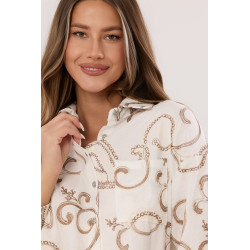 Koszula boho w dekoracyjny wzór paisley