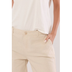 Spodnie wide leg z kieszeniami