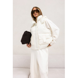 DZIANINOWY KOMPLET Z KAMIZELKĄ (3w1)