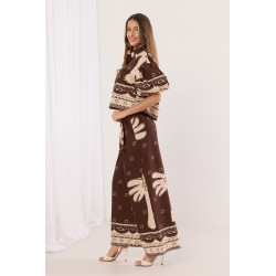 Dwuczęściowy komplet boho z etnicznym printem