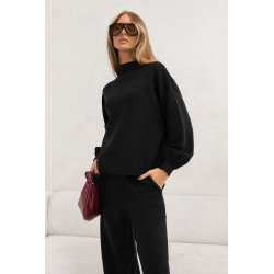 DZIANINOWY SET Z GOLFEM I OCIEPLANĄ KAMIZELKĄ (3w1)