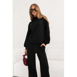 DZIANINOWY SET Z GOLFEM I OCIEPLANĄ KAMIZELKĄ (3w1)