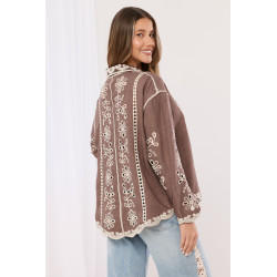 Koszula z ażurowym wzorem kwiatowym