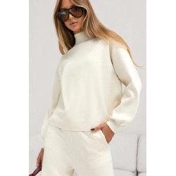 DZIANINOWY SET Z GOLFEM I OCIEPLANĄ KAMIZELKĄ (3w1)