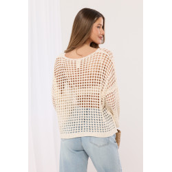 Ażurowa bluzka o grubym splocie