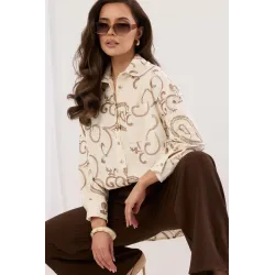 Koszula boho w dekoracyjny wzór paisley