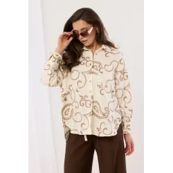 Koszula boho w dekoracyjny wzór paisley